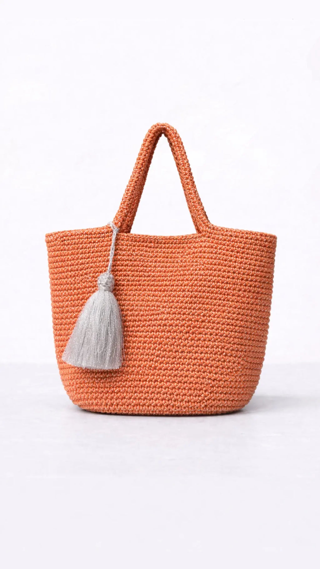 Cabas Riviera Orange Éclat Morël Paris